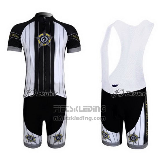 2010 Fietskleding Pearl Izumi Zwart en Wit Korte Mouwen en Koersbroek